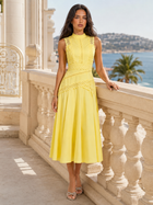Sleeveless Lace Midi Dress Cocktail Women