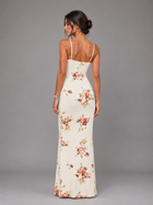 Floral Satin Feel Maxi Dress Wedding Guest