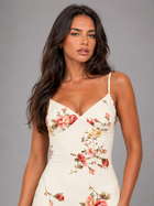 Floral Satin Feel Maxi Dress Wedding Guest