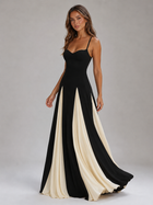 Sculpted Bodice Maxi Dress Evening Women