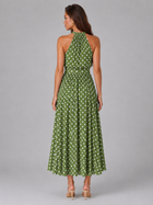 Polka Dot Halter Midi Dress Summer Women