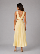Pleated Cutout Midi Dress Cocktail Women