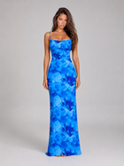 Floral Bodycon Maxi Dress Evening Women