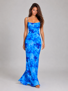 Floral Bodycon Maxi Dress Evening Women