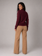 Maren | Cable Knit Button Neck Sweater
