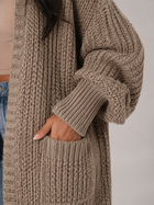 Ella | Longline Open Front Knit Cardigan