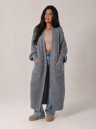 Ella | Longline Open Front Knit Cardigan