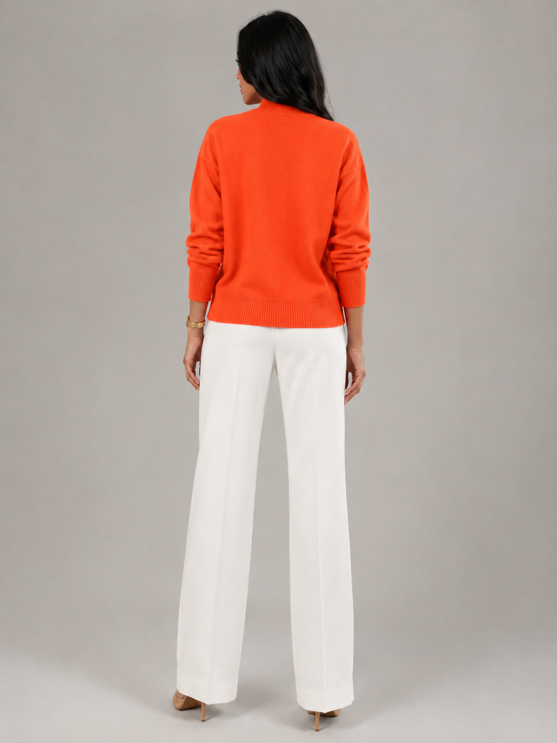 Rhea | Mock Neck Soft Knit Sweater