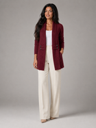 Women's Shawl Collar Button-Tab Cardigan
