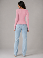 Women's Button Front Ribbed Knit Top