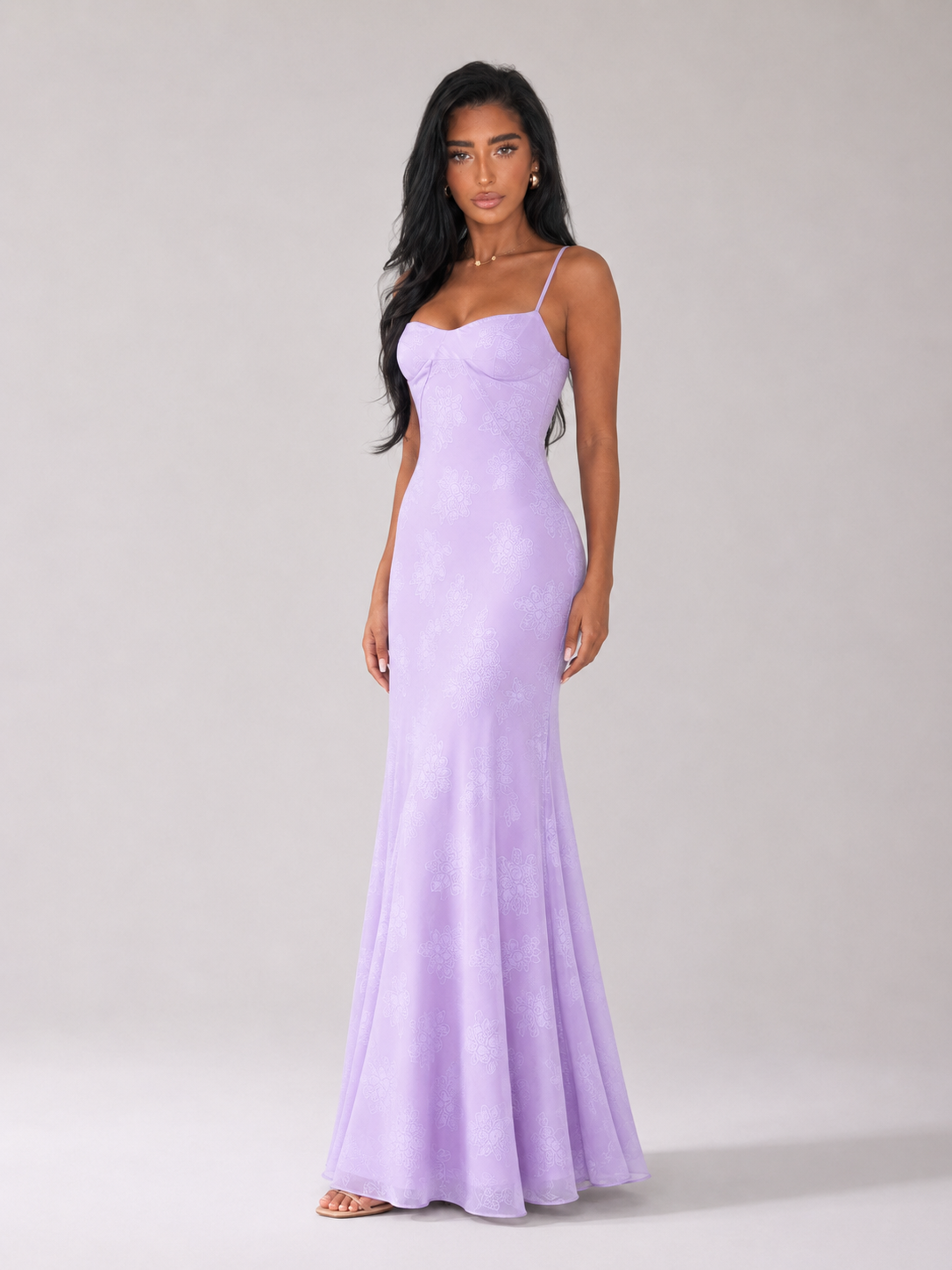 Sweetheart Neck Slip Maxi Dress Evening Women