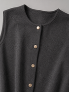 Mila | Button Front Knit Vest