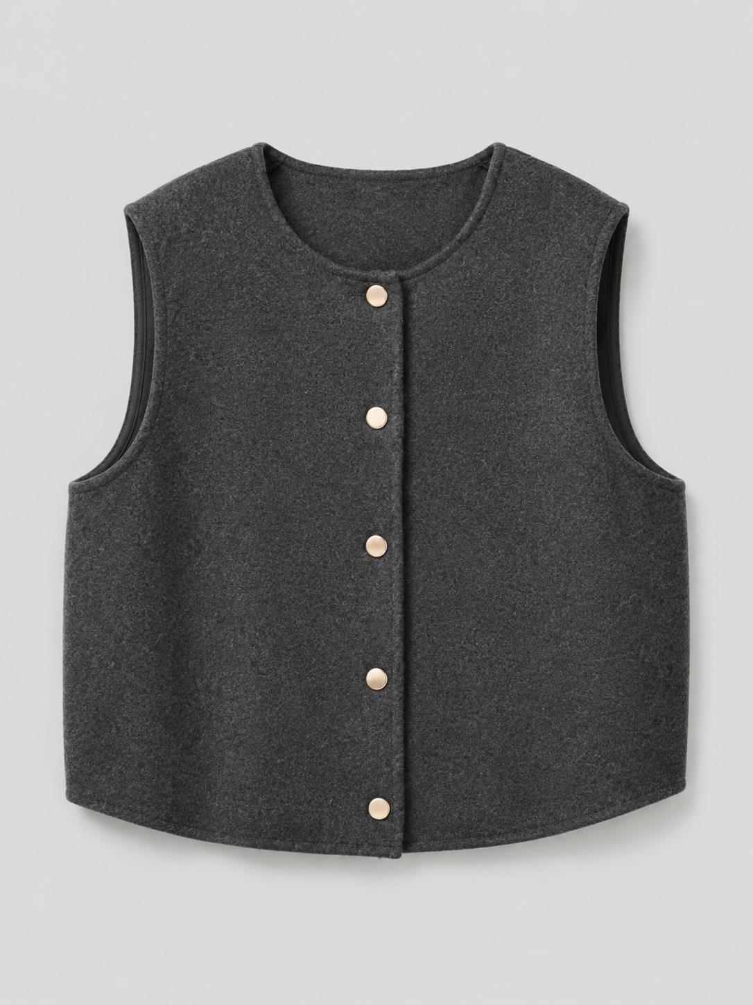 Mila | Button Front Knit Vest