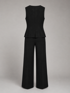 Selene | Tailored Vest & Wide Leg Pant Set
