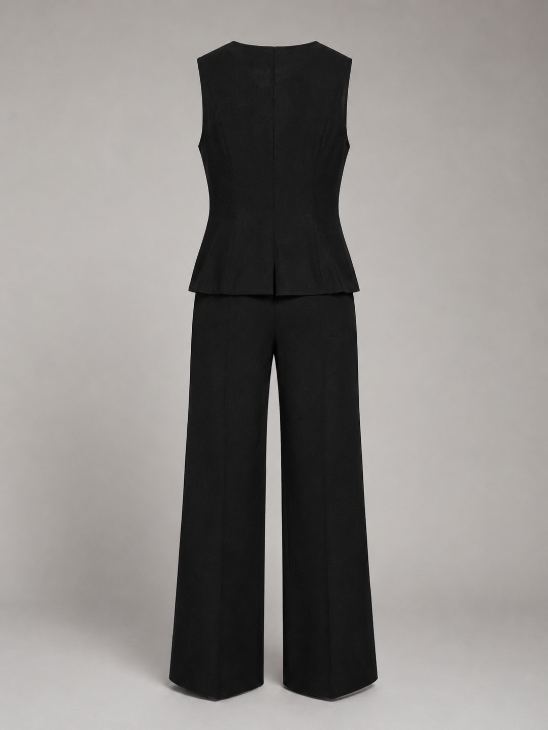 Selene | Tailored Vest & Wide Leg Pant Set