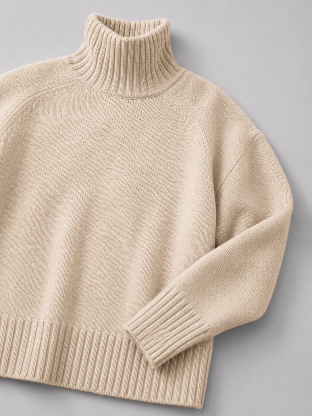 Inez | Oversized Turtleneck Knit Sweater