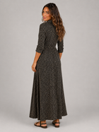 Polka Dot Tie Waist Maxi Shirt Dress Women