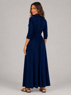 Polka Dot Tie Waist Maxi Shirt Dress Women