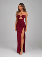 Halter Cutout Bodycon Maxi Dress Evening Women