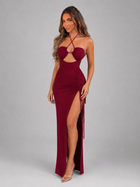 Halter Cutout Bodycon Maxi Dress Evening Women
