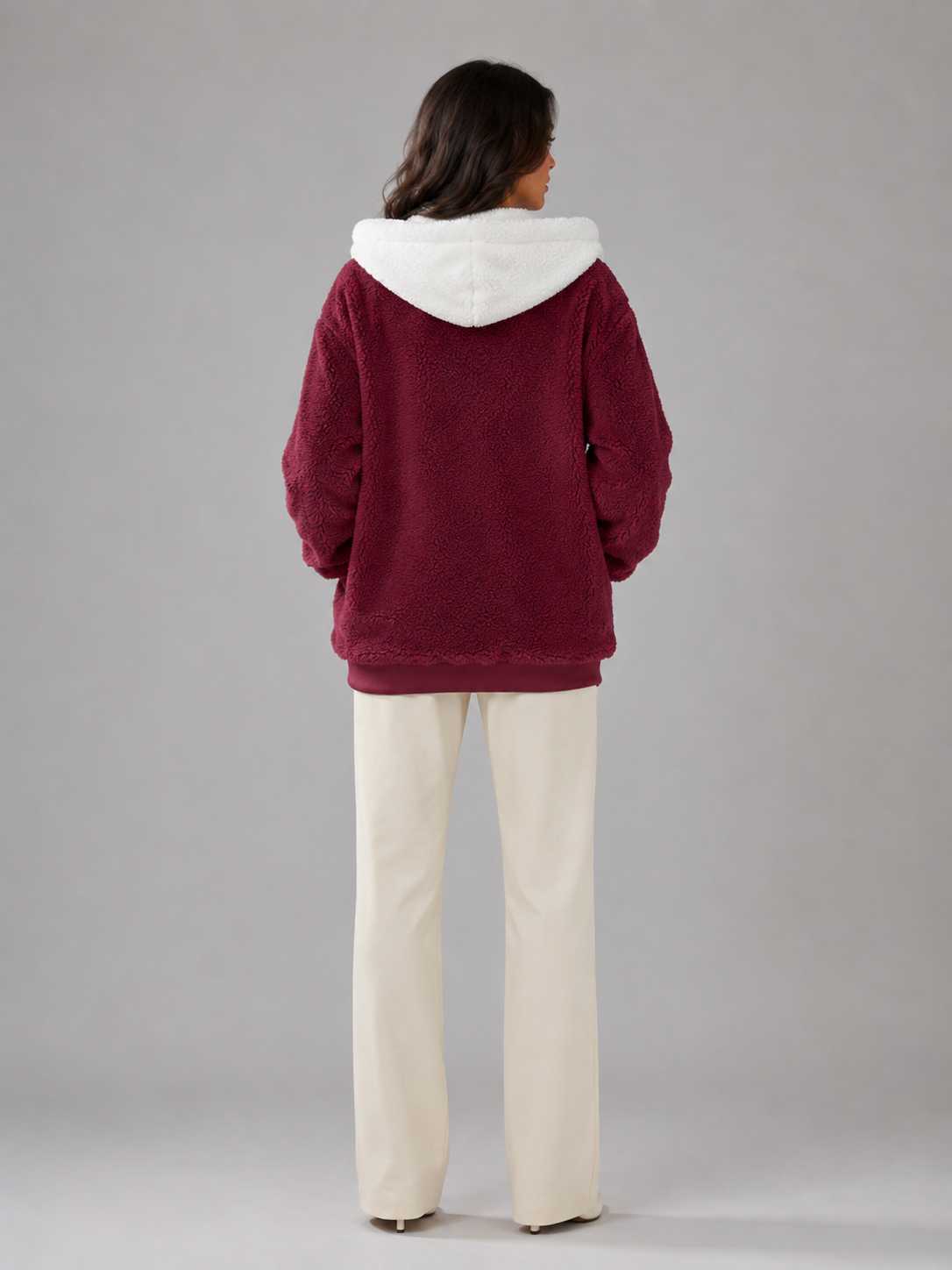 Talia | Sherpa Lined Hooded Puffer Jacket