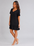 Babydoll Tiered Short Sleeve Mini Dress Summer Women