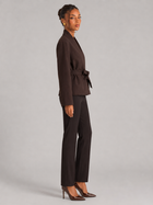 Women's Belted Wrap Jacket With Shawl Collar