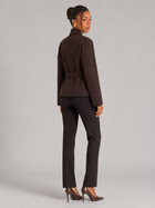 Women's Belted Wrap Jacket With Shawl Collar