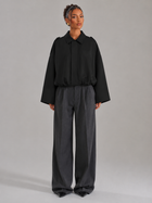 Women's Oversized Cropped Utility Jacket
