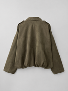 Faux Suede Oversized Shirt Jacket Autumn Women