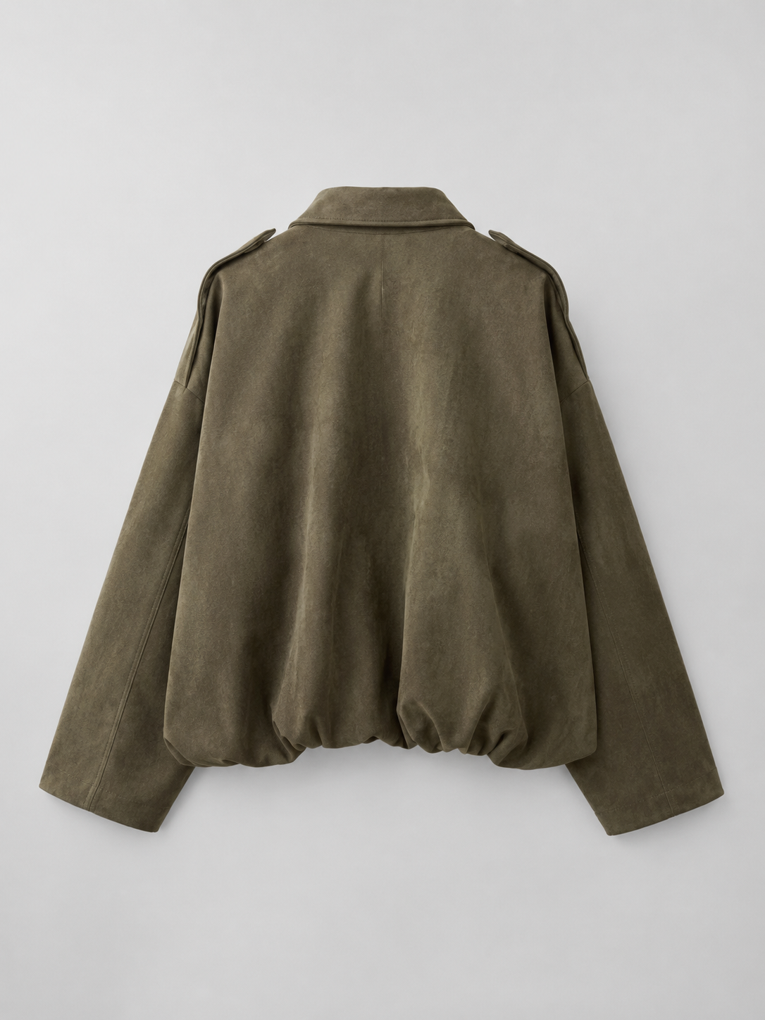 Faux Suede Oversized Shirt Jacket Autumn Women