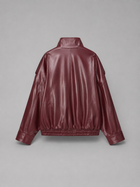 Faux Leather Bomber Jacket Autumn Women