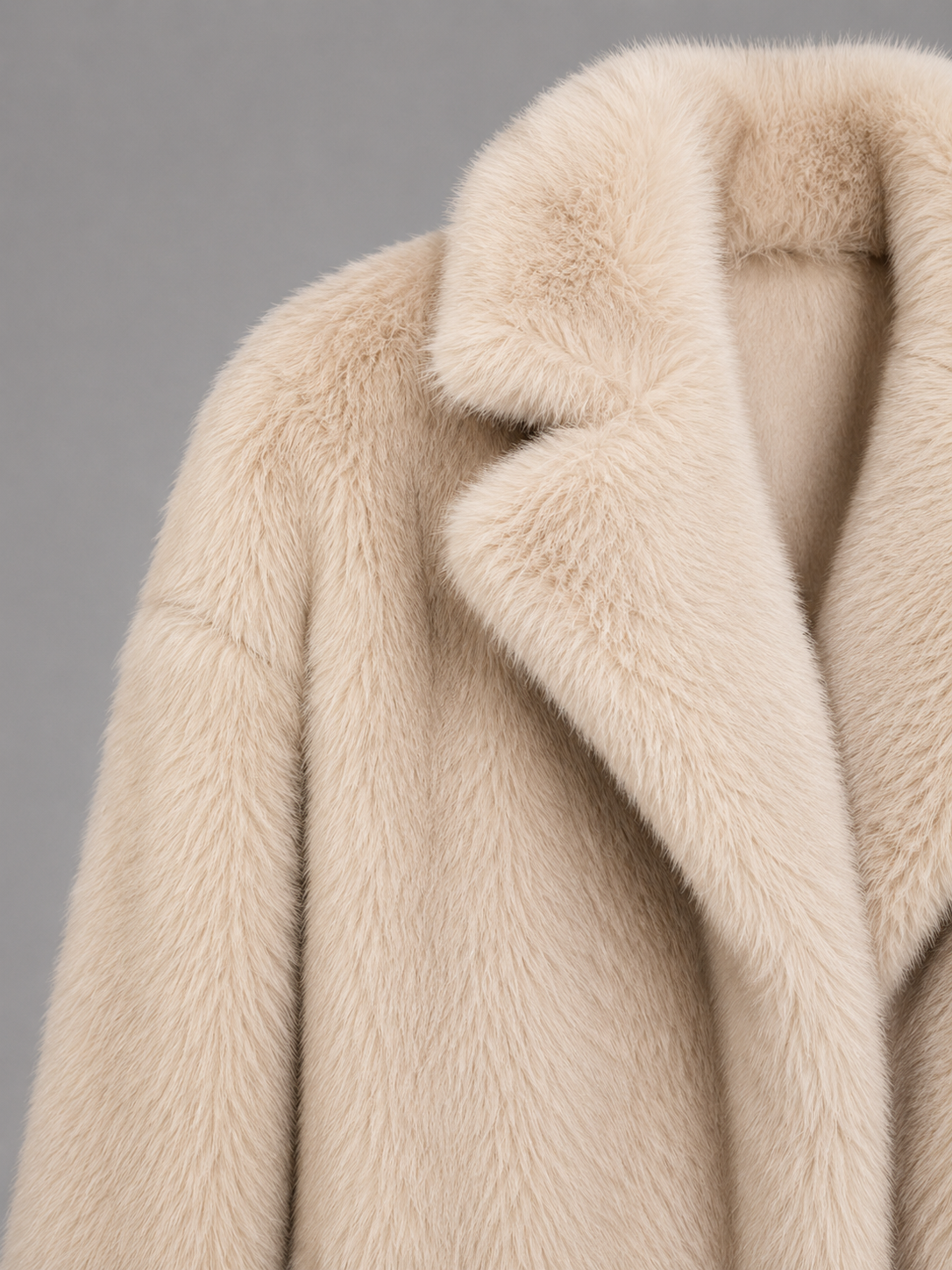 Faux Fur Oversized Coat Autumn Women