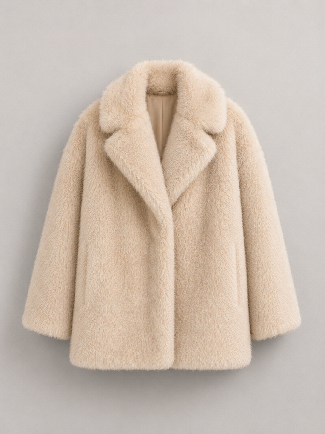 Faux Fur Oversized Coat Autumn Women