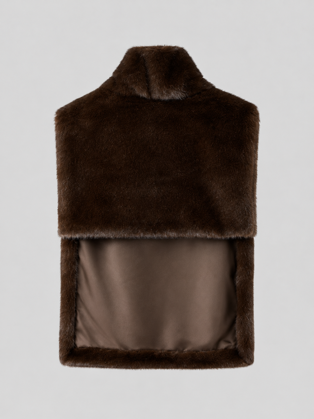 Reversible Faux Fur Vest Autumn Women