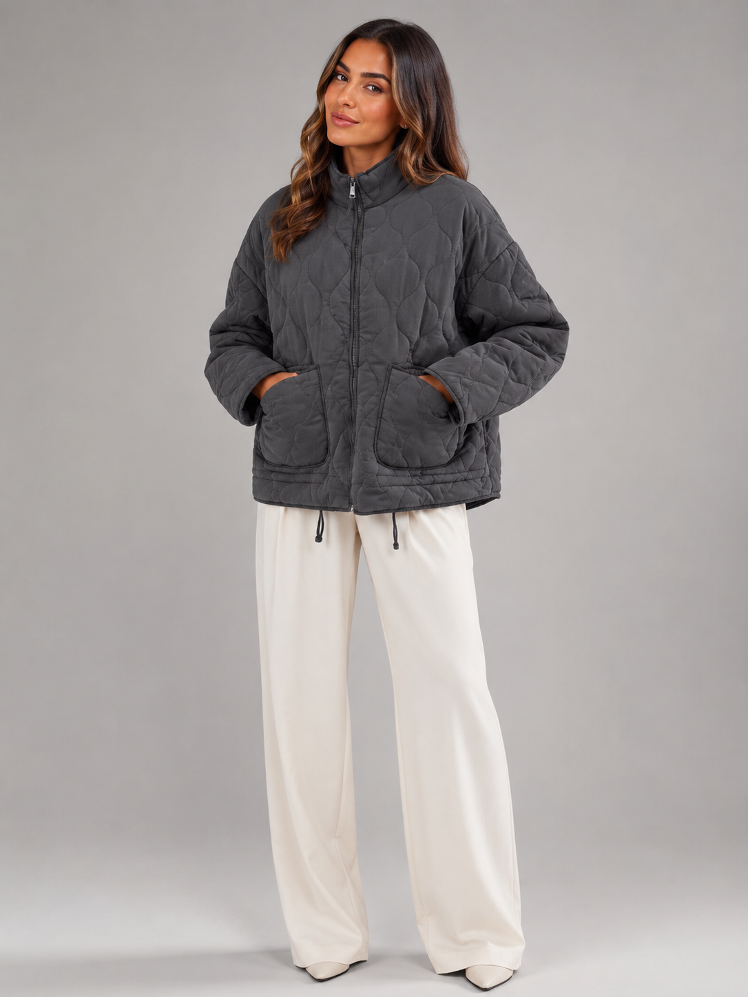 Quinn | Quilted Utility Jacket