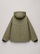 Green Hooded Padded Jacket for Women
