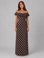 Polka Dot Off Shoulder Maxi Dress Summer Women