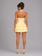 Halter Ruffle Corset Mini Dress Summer Women