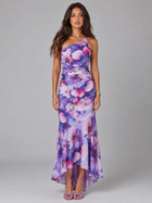 Floral One Shoulder Maxi Dress Summer Women