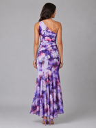 Floral One Shoulder Maxi Dress Summer Women
