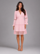 Lace Trim Midi Dress Summer Women