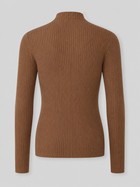 Ribbed Mock Neck Long Sleeve Knit Top Autumn Women