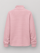 Ribbed Half Zip Pullover Autumn Women