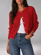 Fuzzy Knit Button Cardigan Autumn Women