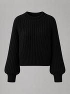 Chunky Knit Oversized Sweater Autumn Women