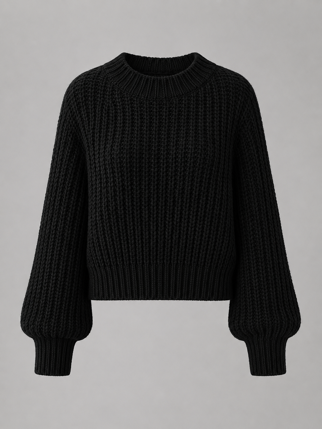 Chunky Knit Oversized Sweater Autumn Women