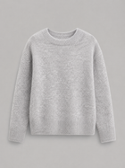Fuzzy Knit Crew Neck Sweater Autumn Women