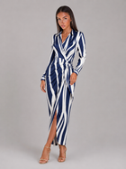 Striped Twist Knot Midi Shirt Dress Summer Women