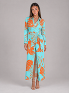 Striped Twist Knot Midi Shirt Dress Summer Women